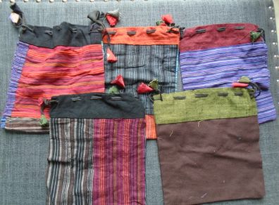 Job lot , Cotton gift bags,free post,Fair trade,Drawstring bags,