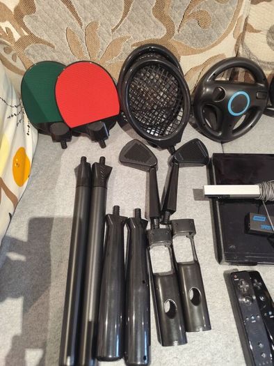 Wii Bundle with Sports, Mario Kart, Steering wheels, Sports accessories