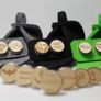 Custom Stainless Steal Personalised Wooden Finished Cufflinks. Free felt box. Ideal for Wedding, Christening etc. Image 4