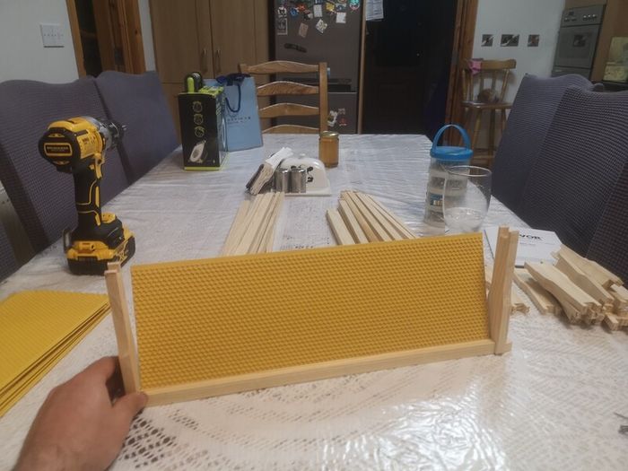 Complete beehive, ready to go to your garden. Just add bees.
