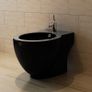 Round Bidet Stand Black High-quality Ceramic Image 6