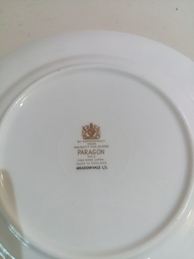 Vintage Tea Trio / Set Paragon Meadowvale Bone China
