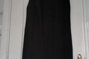Pepaloves Long Black Sleeveless Cardigan