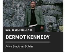Dermot Kennedy Tickets x2 - Aviva Stadium