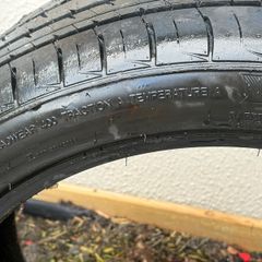 Nearly new tyre 19"