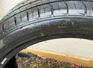 Nearly new tyre 19"