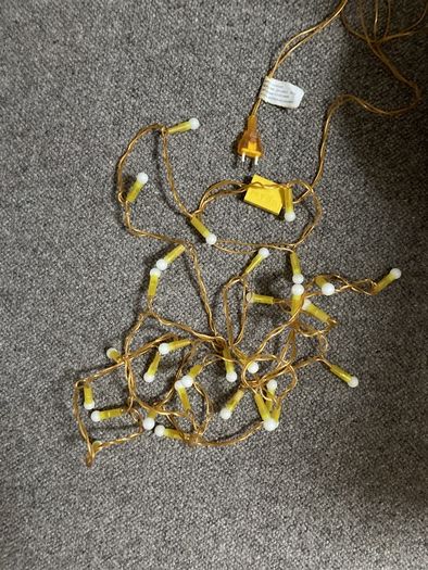 Golden Christmas Lights