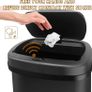 Stainless Steel Automatic Touchless Kitchen Bathroom Sensor Bin,Trash Can,Touch Bin (58LRound) Image 4