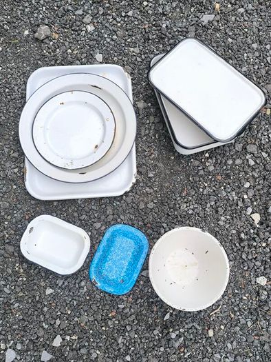 enamel ware  job lot