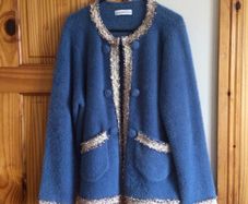 Gallery Ladies Soft fluffy Cardigan Coatigan M Uk 14 Includes Postage