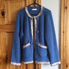 Gallery Ladies Soft fluffy Cardigan Coatigan M Uk 14 Includes Postage