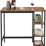 New Dining Table Bar Kitchen + 3 Shelves - FREE P&P Image 3