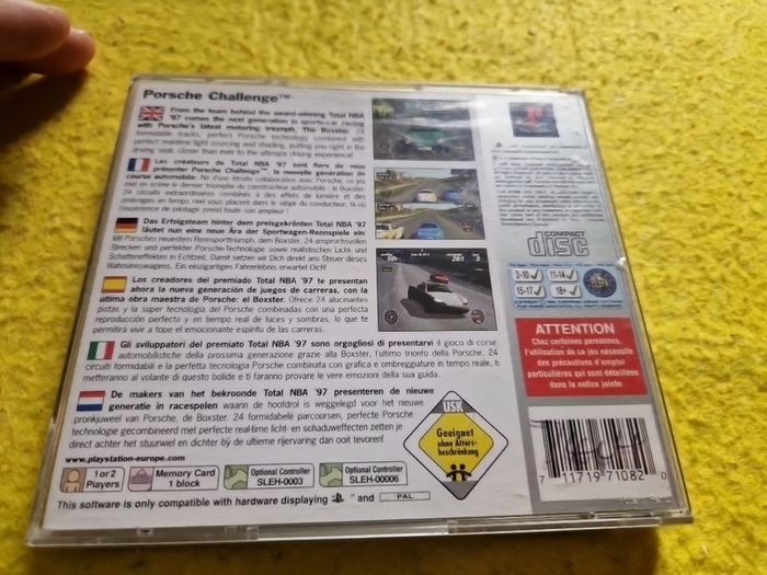 Porche Challenge PlayStation1 Ps1 PlayStation2 Ps2 games Original