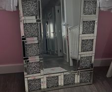 mirror crushed diamond