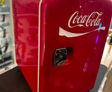 Coke Portable Mini Fridge 6 Can Mini Cooler 120V/12V DC Home Car Coca Cola