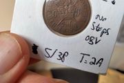 1689 July 6P Gunmoney No Stops on Obverse