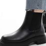 ASOS DESIGN Wide Fit Black Ankle Boots (UK 7) Image 2