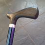 Blue foldable cane Image 2