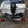 Boat for sale with trailer.Fish finder.Boat needs a clean. Image 2