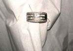 diamond ring silver band