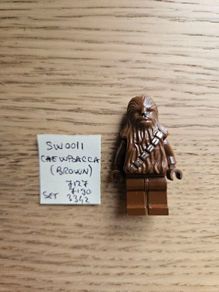 lego sw0011 chewbacca (brown), set star wars 7127, 7190, 3342