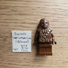 lego sw0011 chewbacca (brown), set star wars 7127, 7190, 3342