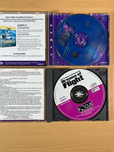 Fly! Piper and Cessna in San Francisco Special Edition & Dreams of Flight-PC CD