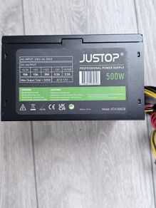 JUSTOP 500W ATX PSU with 12cm quiet fan