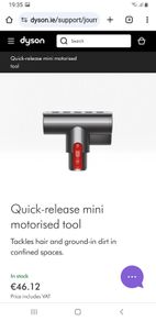 Dyson quick-release mini motorised tool