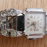 Vintage 1940's Ladies Berco De Luxe 17 rubis cocktail Manual Wind Up watch Swiss made (works well) Image 7