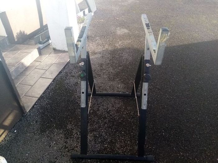Robust Steel A-Frame Equipment Stand for Mixer, DJ Flight Cases or Keyboard