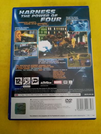 Fantastic 4 PlayStation 2 Ps2 Games Original