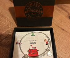 Alex and Ani Peanuts bangle