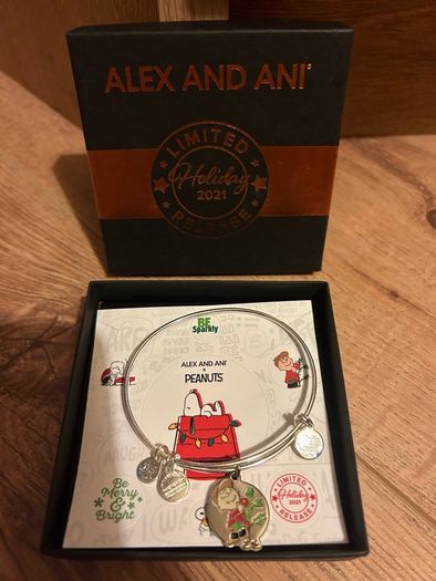 Alex and Ani Peanuts bangle