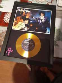 Prince purple rain display cd disc