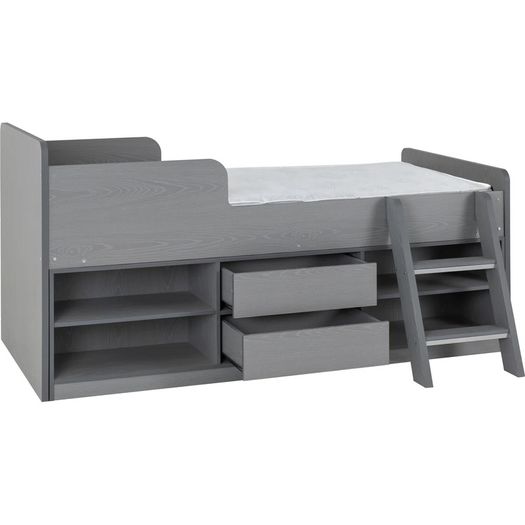 Mid sleeper single bed with storage