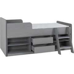 Mid sleeper single bed with storage