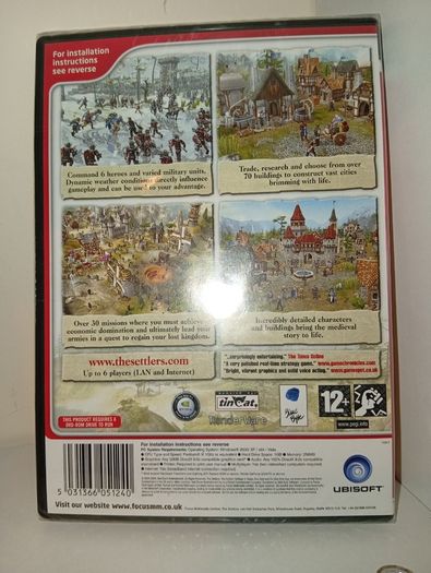 The Settlers: Heritage of Kings (PC GAME) New & Sealed 2004-2006 COLLECTORS CONDITION