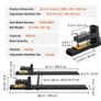 907.2kg Clamp on Pallet Forks, 109.2cm Total Length Heavy Duty Pallet Forks Image 4