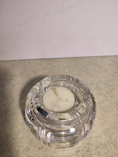 VINTAGE Waterford Candle Holder, Waterford Crystal 2 Way Candle Holder, Irish Crystal Round Taper Candle. No 32.