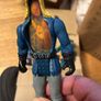 Vintage 80s Action Figure Lot MOTU Skeletor Merman, Rock Lords Granite, Super Naturals Hologram Image 8