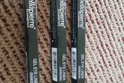 Three  Brand New Sealed Bellapierre Gel Eye Liner Charcoal