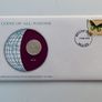 Rare Belize 1979 Coin Stamp cover BUNC Motmot only 808 coins made Image 2