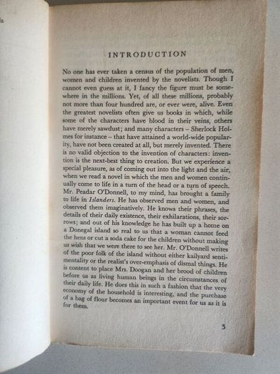 Islanders  By Peadar O' Donnell. Published By Mercier Press. First Edition 1963 Paperback In Good Condition.