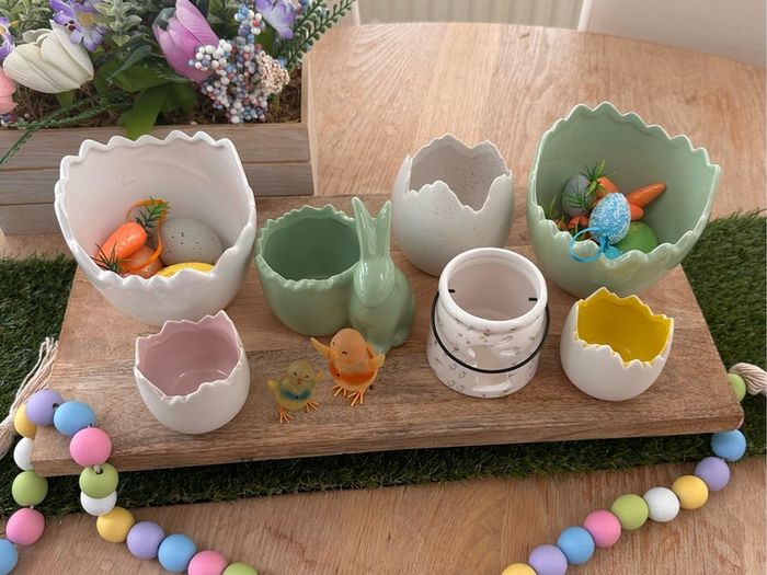 Easter/Spring planters/pots decor