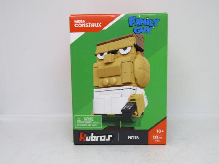 Kubros Mega Construx Collectors Kubros Peter Griffin Family Guy 181pcs Building Set Brand New Sealed Also Compatible With Lego And Other Brand