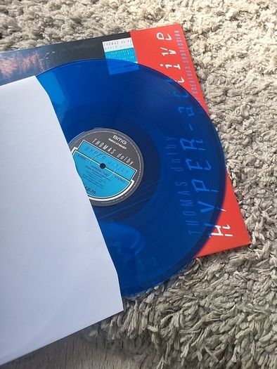 Thomas Dolby Hyperactive 12 inch blue vinyl RSD