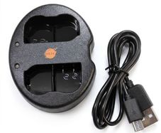 DSTE Dual USB Battery Charger for Nikon EN-EL15 Batteries