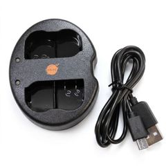 DSTE Dual USB Battery Charger for Nikon EN-EL15 Batteries