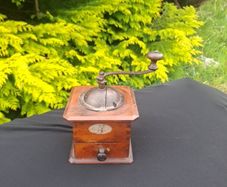 Old wood coffee grinder postage possible